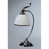 Настольная лампа с абажуром Brizzi MA 02401T/001 Chrome