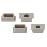 Набор заглушек сквозные ЭРА для профиля CAB262 4 шт 1506-3B Б0039439