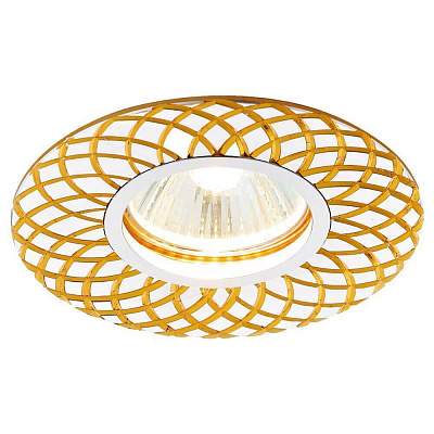 Точечный светильник встраиваемый Ambrella light A815 AL/G