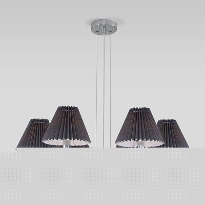 Люстра подвесная Eurosvet 60136/6 хром/графит