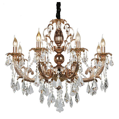 Люстра  подвесная хрустальная Omnilux OML-77723-08